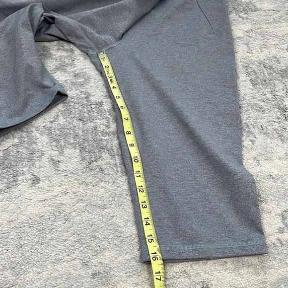 Lululemon Retreat Yogi Crop Pants Heathered Slate Gray Athletic Lounge Sz 4 - Picture 14 of 16